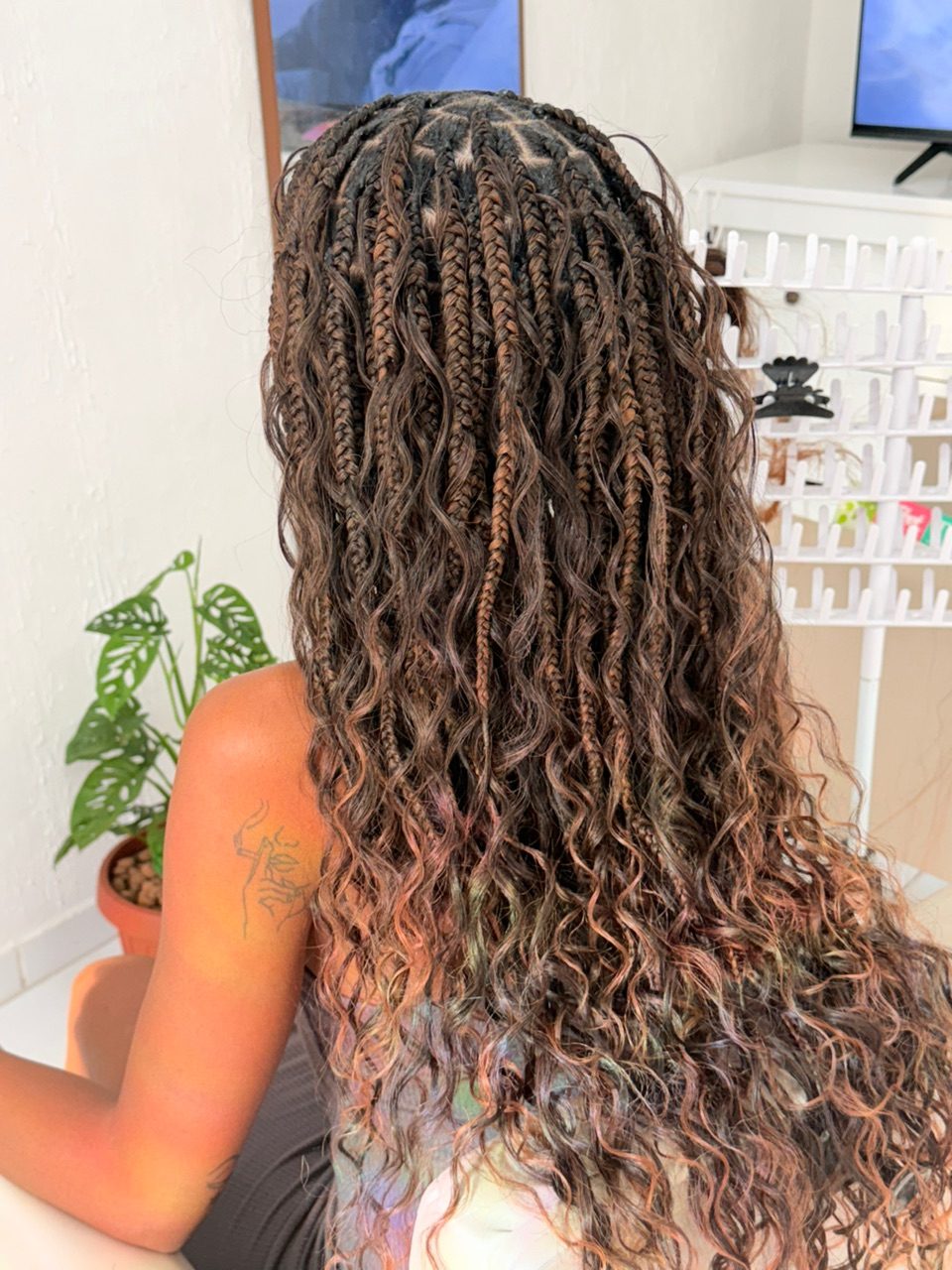 Gypsy Braids feitas na Mika Braids